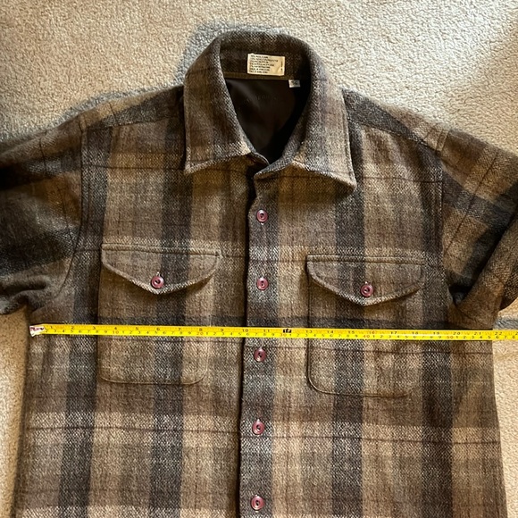 Vintage Northern Spirit Button Down Wool Blend Plaid Shirt - Picture 8 of 12